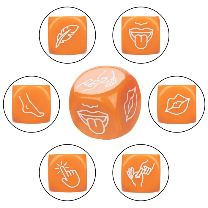Couples CalExotics Naughty Bits Roll With It Icon Based Sex Dice Game Couples CalExotics Naughty Bits Roll With It Icon Based Sex Dice Game