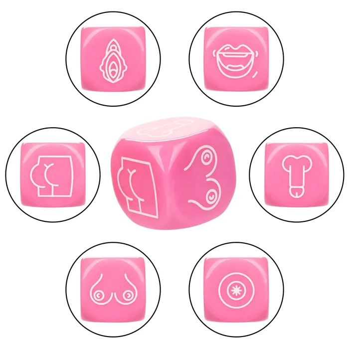 Couples CalExotics Naughty Bits Roll With It Icon Based Sex Dice Game Couples CalExotics Naughty Bits Roll With It Icon Based Sex Dice Game