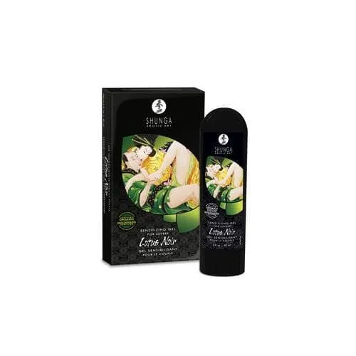 Enhancers Shunga Lotus Noir Sensitizing Gel for Lovers 2 Fl Oz 60 ml