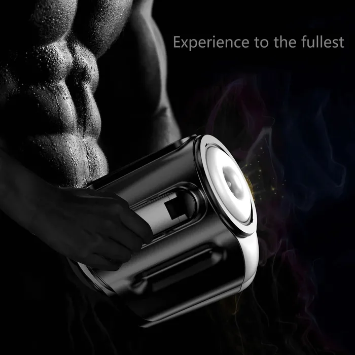 Male Sex Toys NyoKii Pre Order XV1 Handheld Masturbator 6 Vibrating Thrusting 3 Speeds Double Insertable