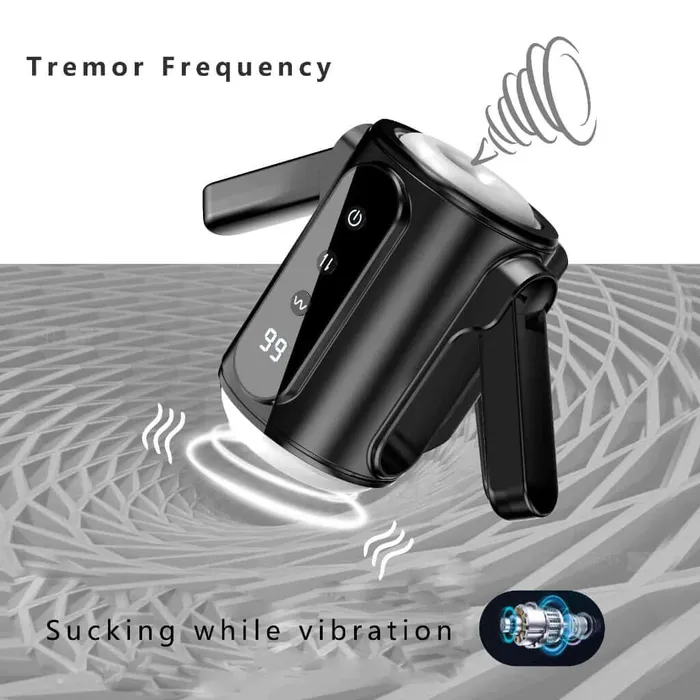 Male Sex Toys NyoKii Pre Order XV1 Handheld Masturbator 6 Vibrating Thrusting 3 Speeds Double Insertable