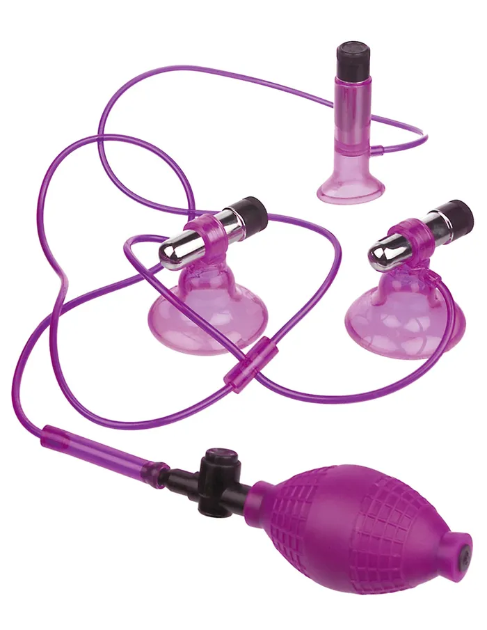Pipedream Fetish Fantasy Series Vibrating Triple Suckers Female Sex Toys Pipedream Fetish Fantasy Series Vibrating Triple Suckers Female Sex Toys