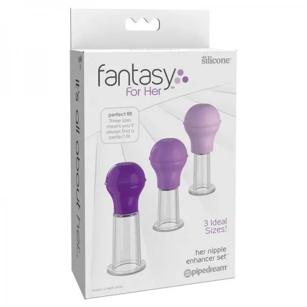 Pipedream Products Female Sex Toys Fantasy For Her Her Nipple Enhancer Set Pipedream Products Female Sex Toys Fantasy For Her Her Nipple Enhancer Set