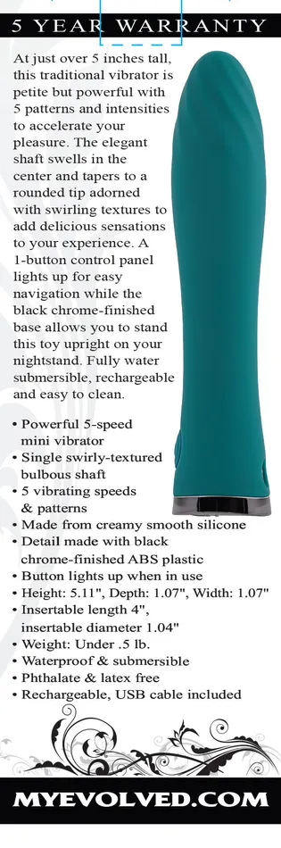 Ultra Wave Teal Evolved Novelties Vibrators Ultra Wave Teal Evolved Novelties Vibrators