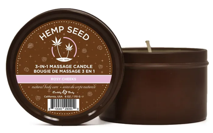 Vibrators Earthly Body Hemp Seed Holiday Candle Display