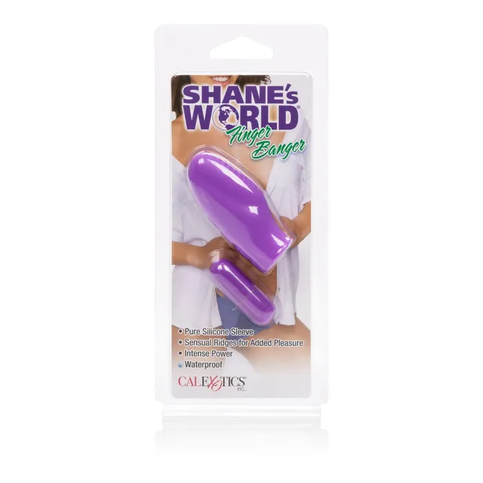 Vibrators Shanes World Finger Banger Purple CalExotics