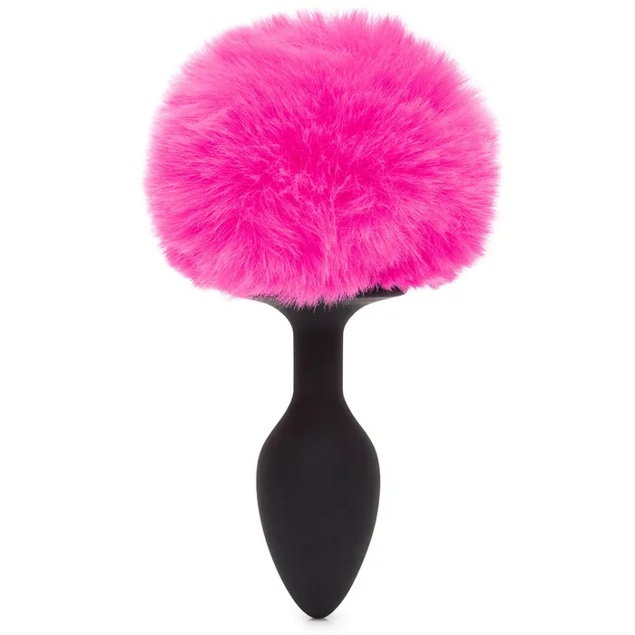 Anal Happy Rabbit Butt Plug BlackPink Tail Happy Rabbit