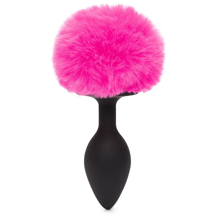 Anal Happy Rabbit Butt Plug BlackPink Tail Happy Rabbit