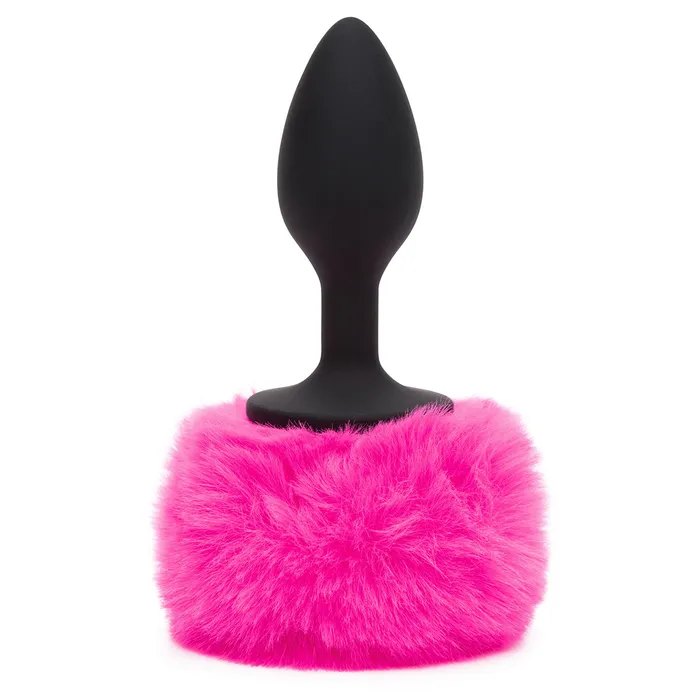 Anal Happy Rabbit Butt Plug BlackPink Tail Happy Rabbit