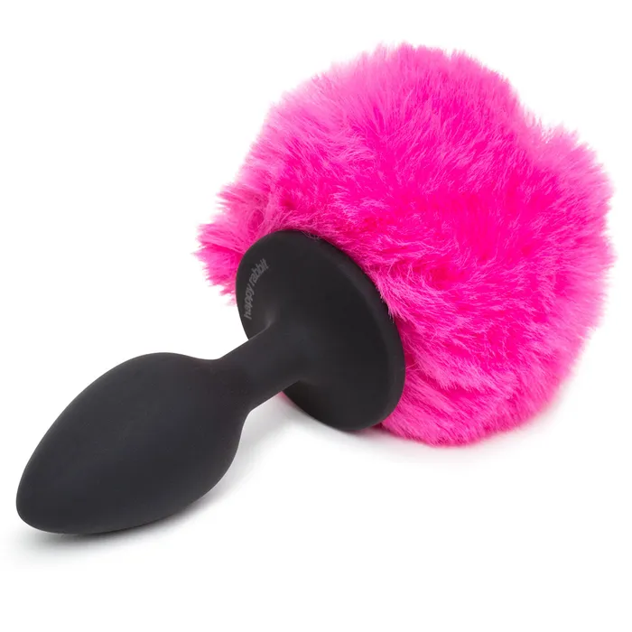 Anal Happy Rabbit Butt Plug BlackPink Tail Happy Rabbit