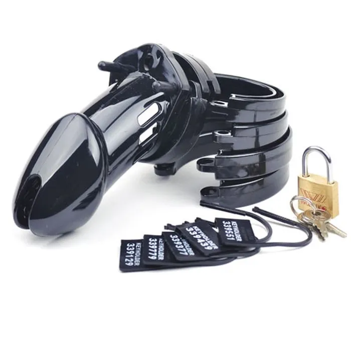Daytona Anal Male Chastity Kit Black