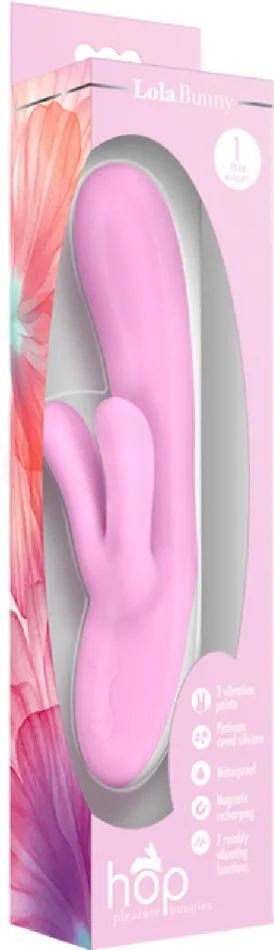 Lola Bunny Multi Vibrator Dildo Rabbit Sex Toy Adult PLeasure Ballet Slipper Blush Novelties Vibrators
