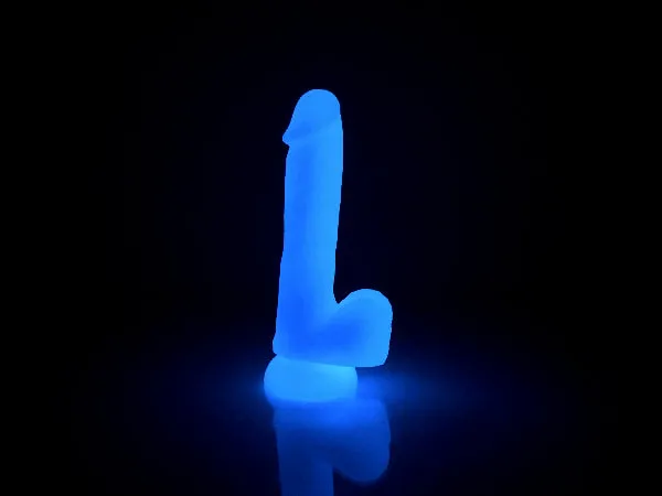 Rascal Vibrators The Player Dual Layer Glow Blue