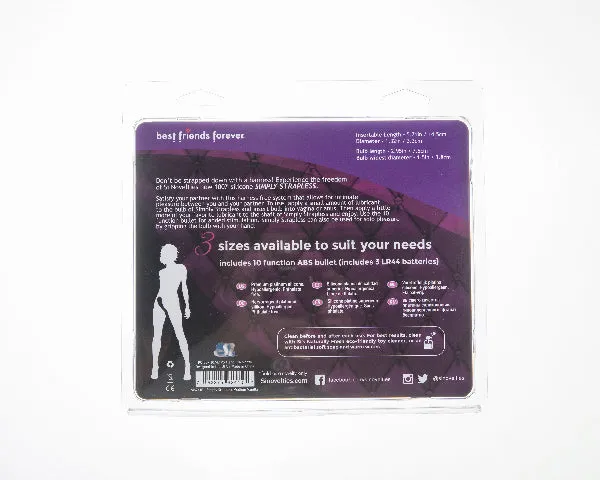 Strapless Strap On Vibrating Silicone M Vanilla Si Novelties Female Sex Toys