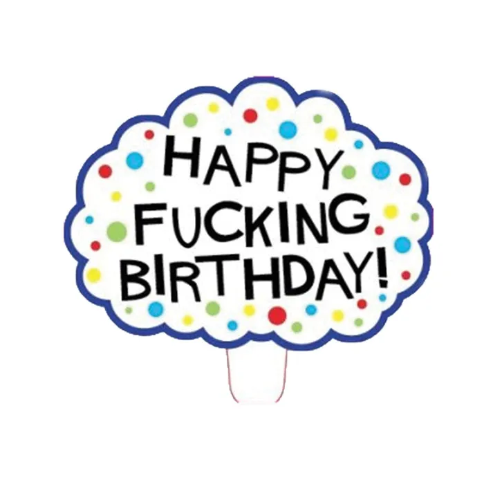 Vibrators Candyprints XRated Birthday Candle Happy Fing Birthday