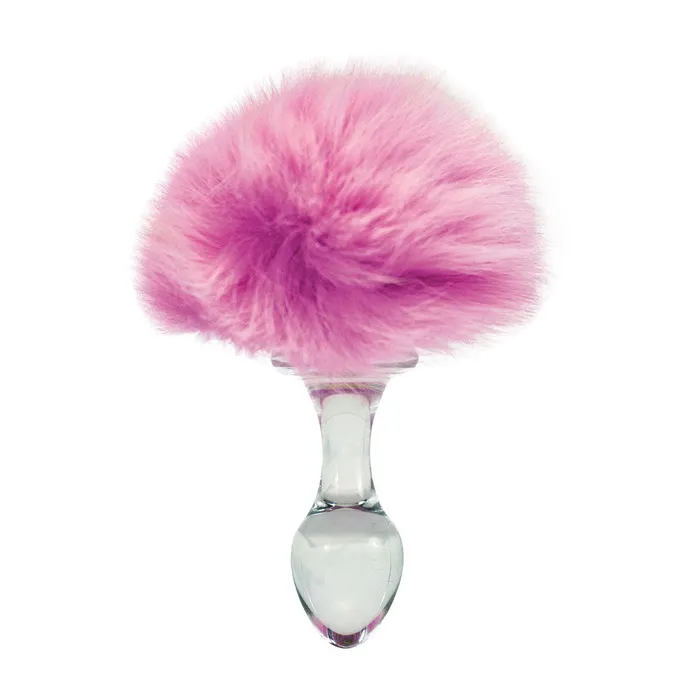 Vibrators Crystal Delights Crystal Delights Magnetic Bunny Tail Assorted Colors