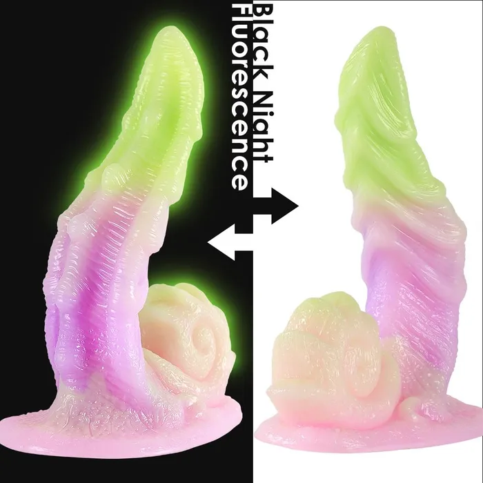 Night Glowing Dildos Erotic Monster Cock Realistic Soft Penis Strange Species Alien Creature Penis soniker Male Sex Toys