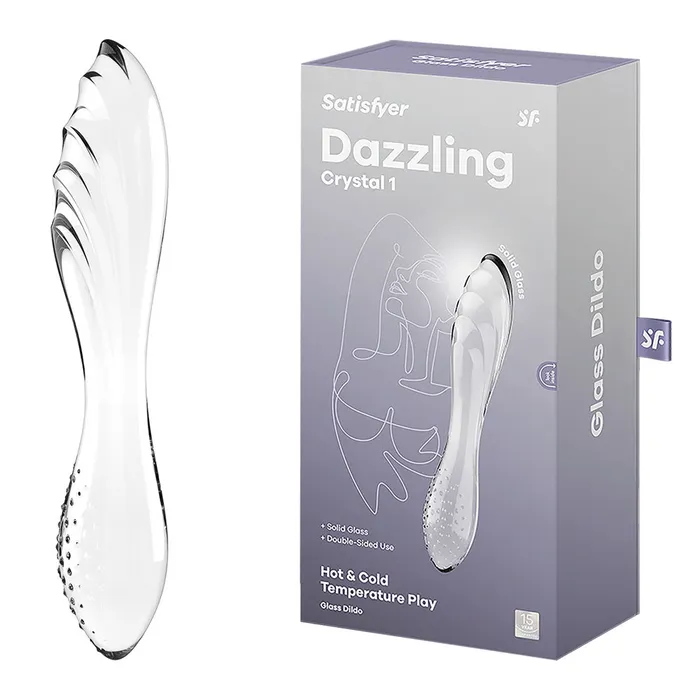 Satisfyer Satisfyer Dazzling Crystal 1 Glass Double Ended Dildo Dildos