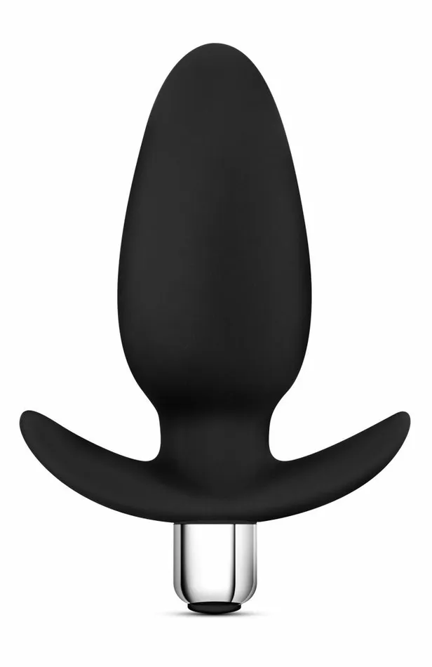 Anal Luxe Little Thumper Black Anal Plug Blush Novelties