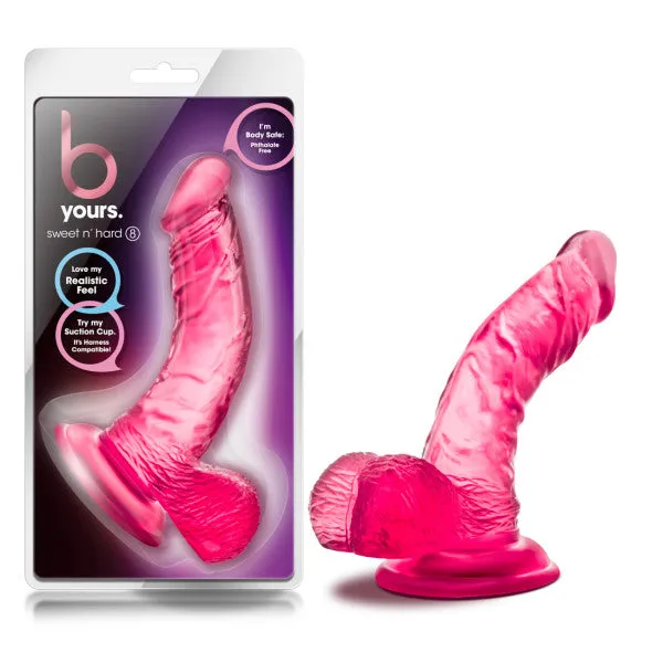 Blush Novelties Dildos B Yours Sweet N Hard 8 Pink Dong