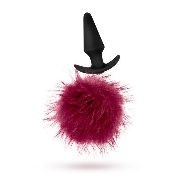 Blush Novelties Vibrators Pom Plugs Fur Pom Pom Fucshia