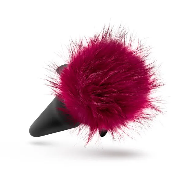 Blush Novelties Vibrators Pom Plugs Fur Pom Pom Fucshia