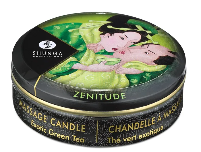 Couples Massage Candle Exotic Green Tea Shunga