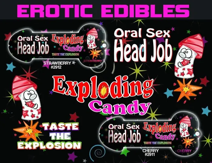 Enhancers Head Job Oral Sex Candy Strawberry Red HOTT Products