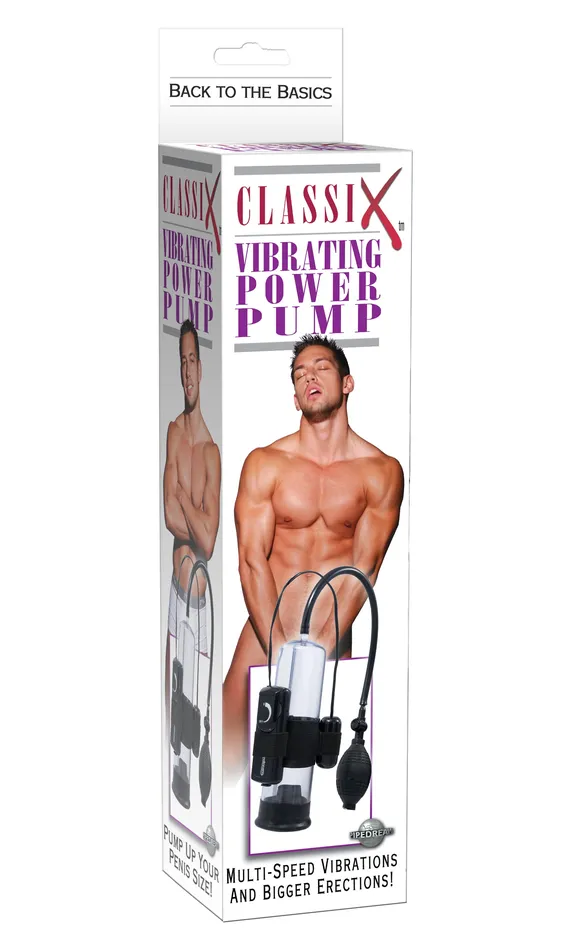 Male Sex Toys Classix Power Pump Vibrating Pipedream Products