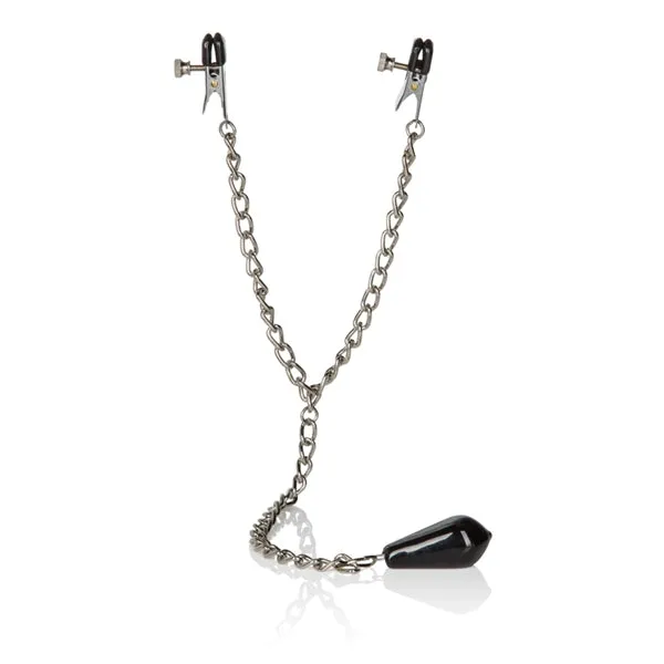 Nipple Play Weighted Nipple Clamps California Exotic Novelties Couples