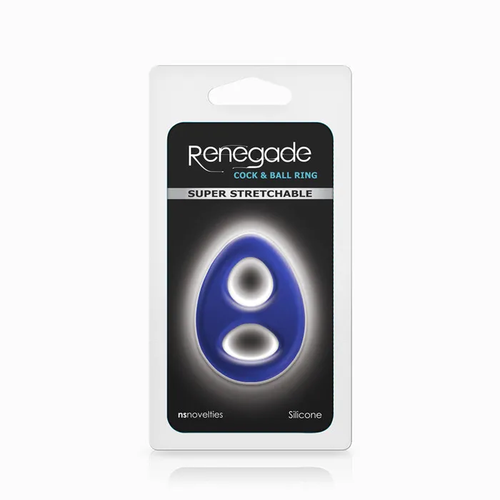 NS Novelties Renegade Romeo Soft Ring Blue Male Sex Toys