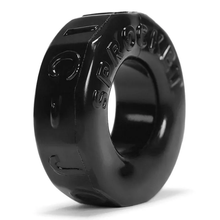 OXBALLS Anal Sprocket Cockring Black