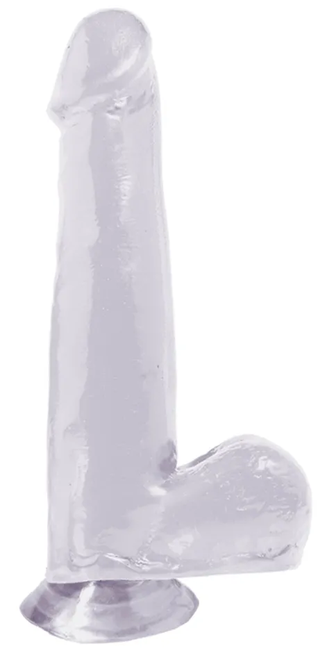 Pipedream Products Dildos Basix Rubber Works 75in WSuction Clear