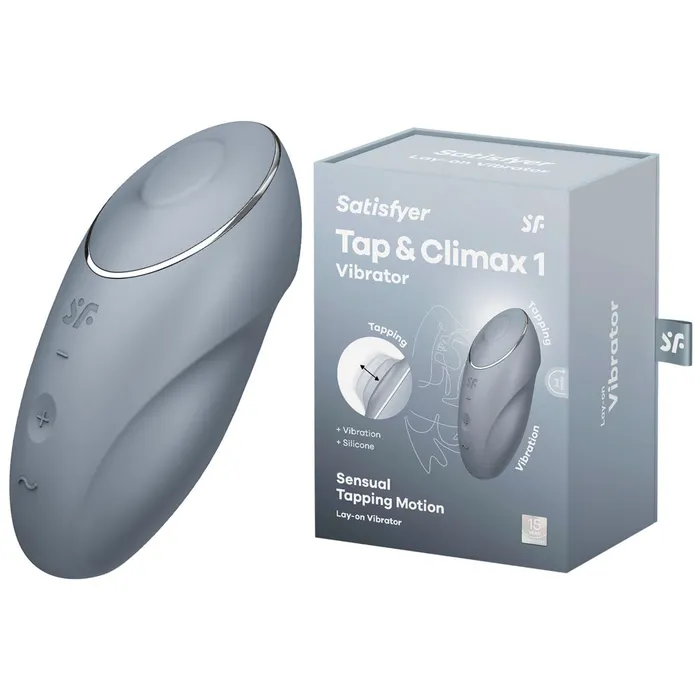 Satisfyer Tap Climax 1 Bluegrey Satisfyer Vibrators