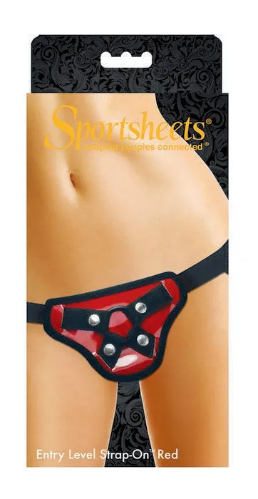 Ss Entry Level Harness Red Sport Sheets Vibrators