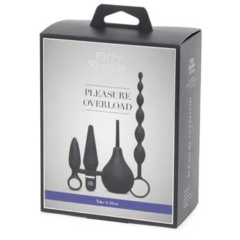 Vibrant Vibes Australia Quality Sex Toys Great Prices Male Sex Toys Fifty Shades of Grey Pleassure Overload Take it Slow Anal Kit 4 Piece Vibrant Vibes Australia Quality Sex Toys Great Prices Male Sex Toys Fifty Shades of Grey Pleassure Overload Take it Slow Anal Kit 4 Piece