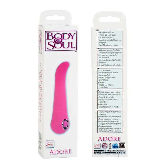 Vibrators California Exotic Novelties Body Soul Adore Pink