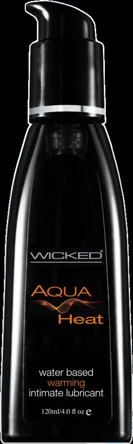 Wicked Lubes Vibrators Wicked Aqua Heat 4 Oz