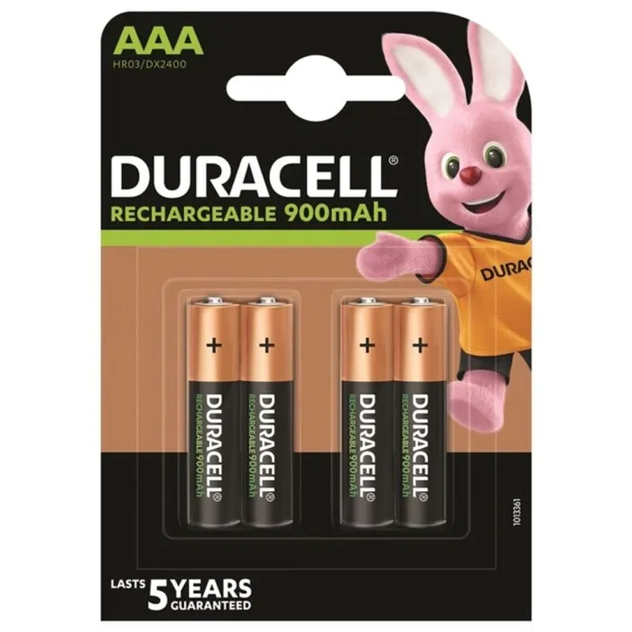 DURACELL Vibrators BATTERIA RICARICABILE DURACELL HR03 AAA 900mAh 4 UNIT