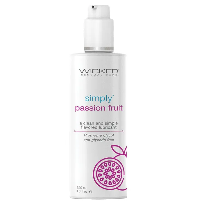 Vibrators Wicked Simply Passion Fruit Flavored Lube Wicked Sensual Care
