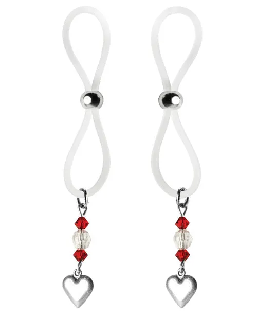 Anal Bijoux Indiscrets Bijoux De Nip Nipple Halos Heart Charm Redclear