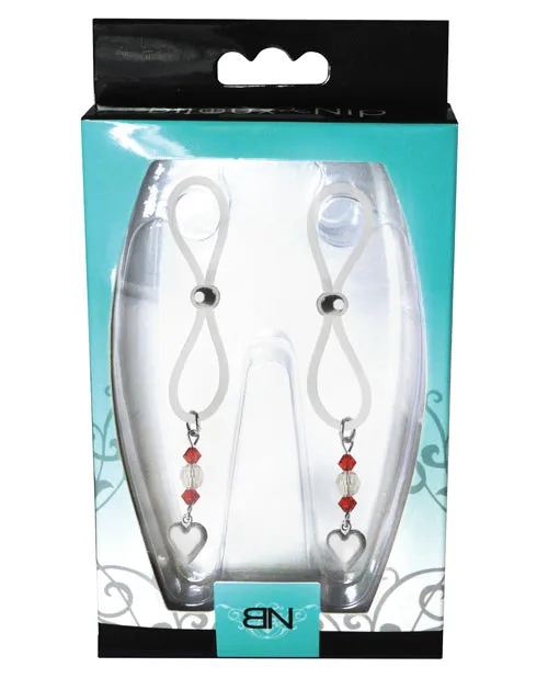 Anal Bijoux Indiscrets Bijoux De Nip Nipple Halos Heart Charm Redclear