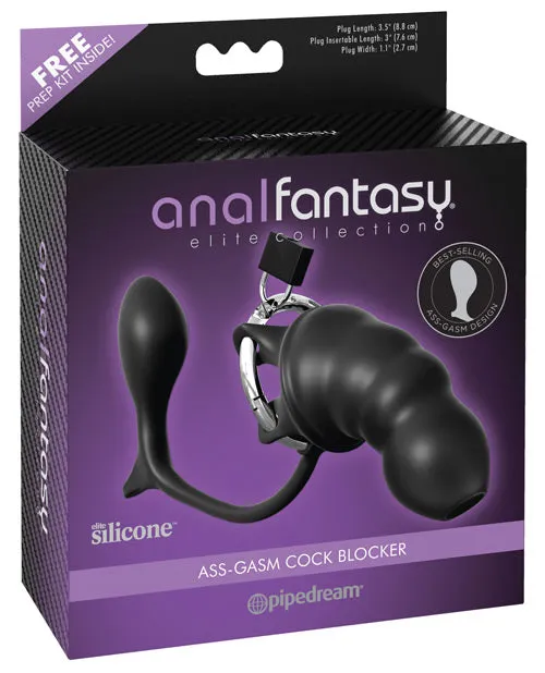 Anal Fantasy Elite Collection Ass Gasm Cock Blocker Pipedream Male Sex Toys