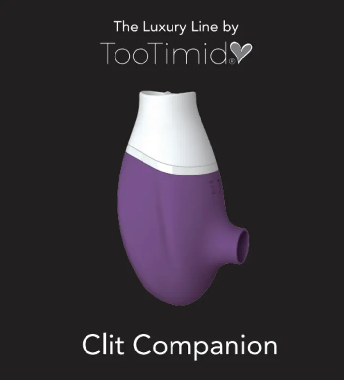 Clit Companion Flickering Tongue Air Pulse Clitoral Stimulator TooTimidcom Female Sex Toys