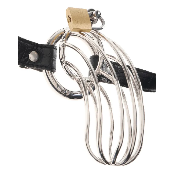 Fetish Fantasy Extreme Steel Chastity Cock Cage Belt Clearance Items Male Sex Toys