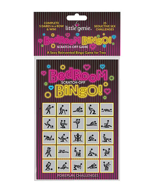 Little Genie Games Bedroom Bingo Scratchoff Game