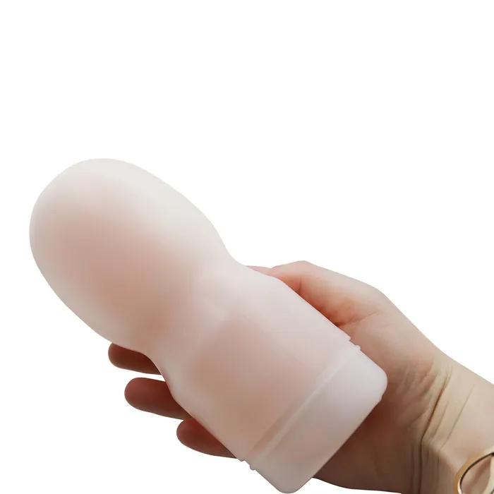 Male Sex Toys Easy Grip Pussy Stroker Discreet Masturbation Cup Pink BOB