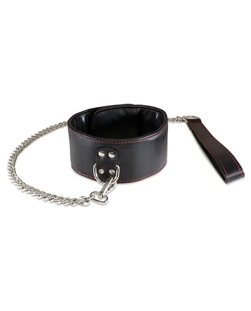 Male Sex Toys Sultra Lambskin Collar with 24 Chain Sultra