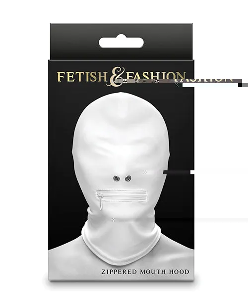 NS Novelties Vibrators Taboo Zippered Mouth Hood NS Novelties Vibrators Taboo Zippered Mouth Hood