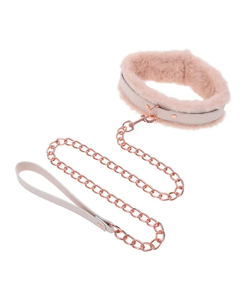 Sportsheets Sex Mischief Peaches n CreaMe Fur Collar Leash Couples